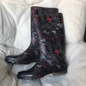 Coach Poppy Rain Boots